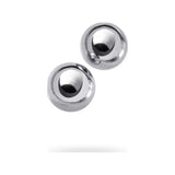 Silver Metal 2 Pc Vaginal Balls 25mm - Adult Toys