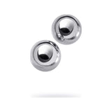 Silver Metal 2 Pc Vaginal Balls 25mm - Adult Toys