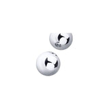Silver Metal 2 Pc Vaginal Balls 3cm - Adult Toys
