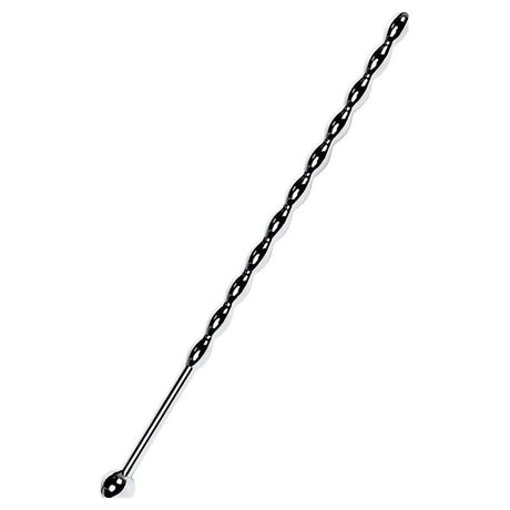 Silver Metal Braided Urethral Sound - Adult Toys