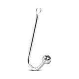 Sinner Metal Anal Bondage Hook with Ball – Temperature Play Tool - Adult Toys