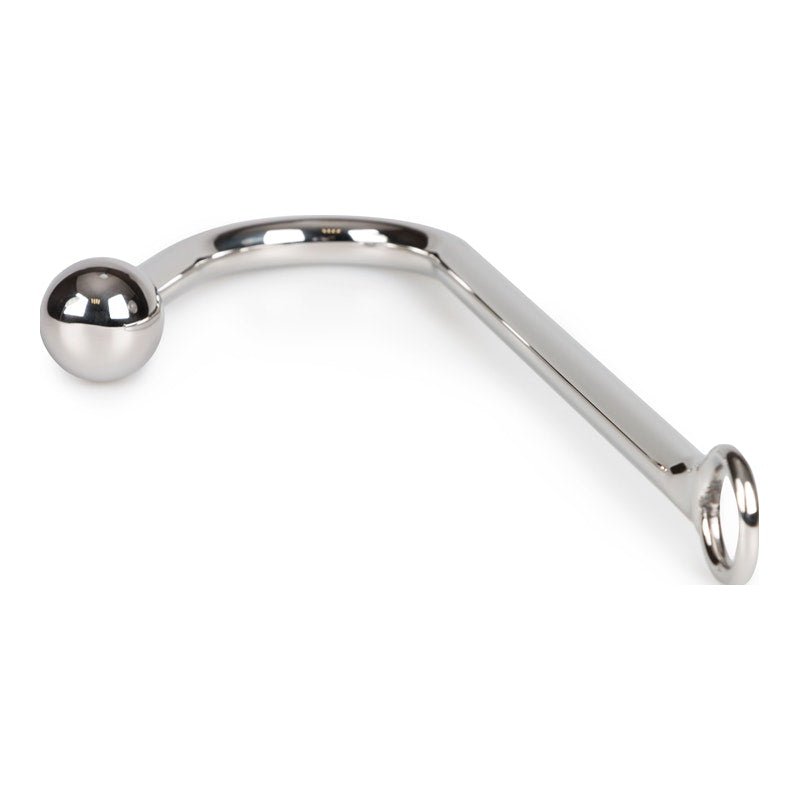 Sinner Metal Anal Bondage Hook with Ball – Temperature Play Tool - Adult Toys