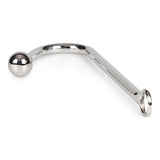 Sinner Metal Anal Bondage Hook with Ball – Temperature Play Tool - Adult Toys