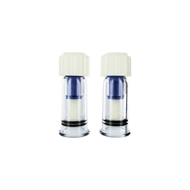 Size Matters Max Twist Nipple Suckers – Clear ABS Vacuum Stimulators - Adult Toys