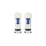 Size Matters Max Twist Nipple Suckers – Clear ABS Vacuum Stimulators - Adult Toys