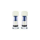 Size Matters Max Twist Nipple Suckers – Clear ABS Vacuum Stimulators - Adult Toys