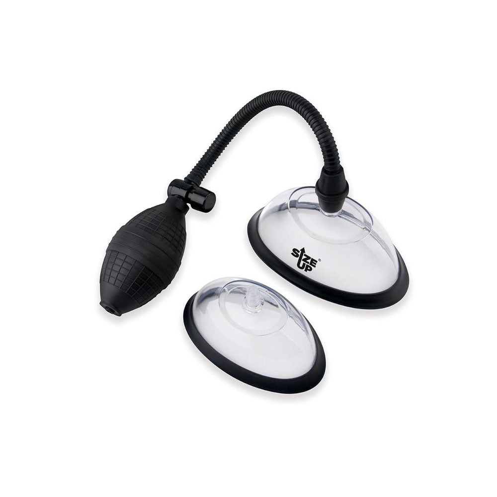 Size Up Classic Two Chamber Pussy Pump With Interchangeable Chambers - PUMPS