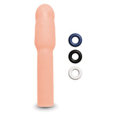 Size Up Realistic 4 Inch Penis Extender - Flesh 10.1 cm (4'') Penis Extension Sleeve - SLEEVES