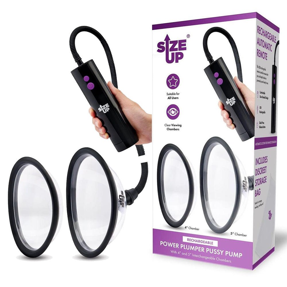 Size Up Rechargeable Power Plumper Pussy Pump - PUMPS