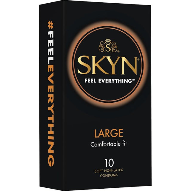 SKYN Large Condoms 10 Pc - Lotions & Potions