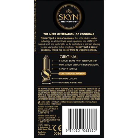 SKYN Original Condoms 10 Pc - Lotions & Potions
