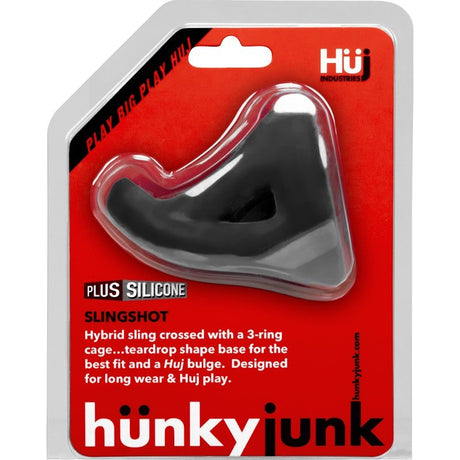 SLINGSHOT 3 - ring Teardrop Sling by Hunkyjunk Tar - Adult Toys