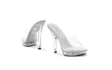 Slip On Sandal Clear 5in - Lingerie