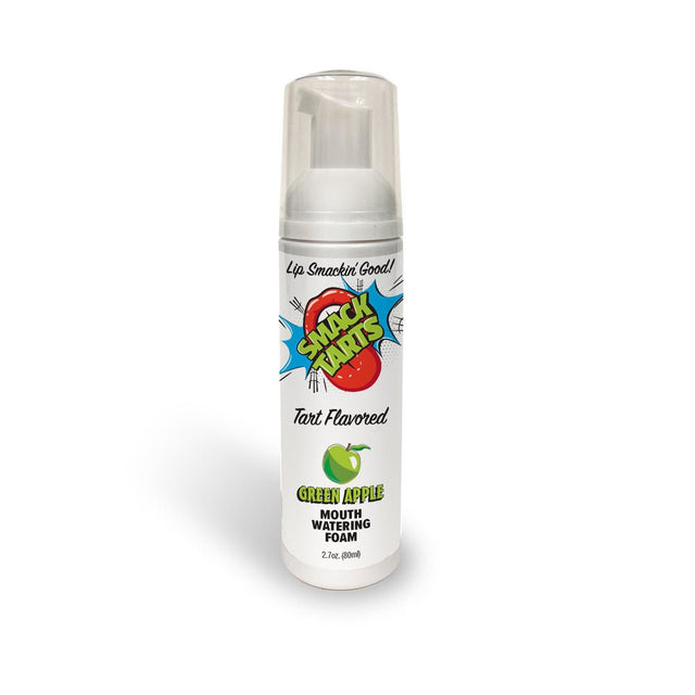 Smack Tarts Mouthwatering Foam Green Apple Sour Flavoured 80ml Bottle - LOTIONS & LUBES