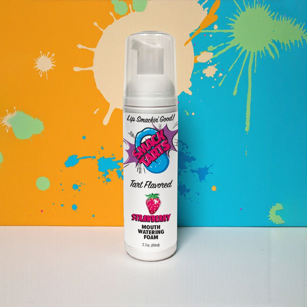 Smack Tarts Mouthwatering Foam Strawberry Flavoured 80ml - LOTIONS & LUBES