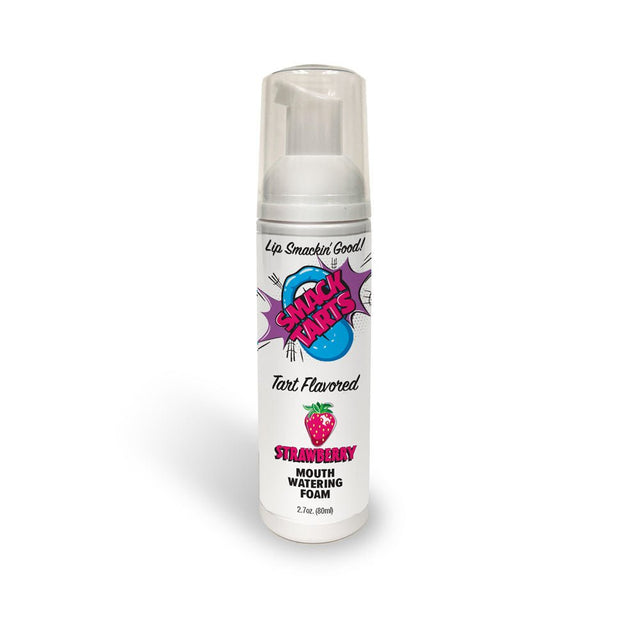 Smack Tarts Mouthwatering Foam Strawberry Sour Flavoured 80ml Bottle - LOTIONS & LUBES