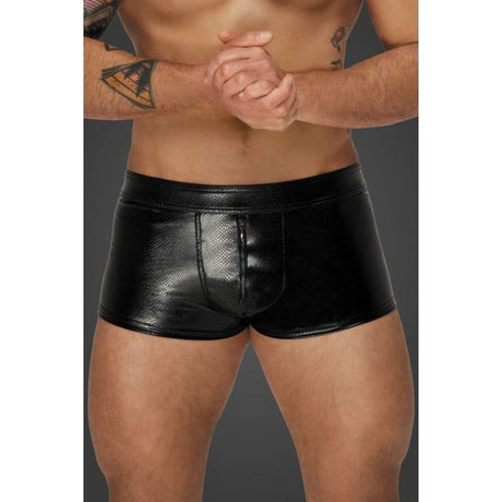 Snake Wetlook Short Shorts - Lingerie