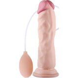 Soft Ejaculation Cock With Ball 8.5in - Adult Toys