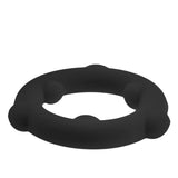 Spinner Silicone Ring Black - Naughty by Nature Adult Store