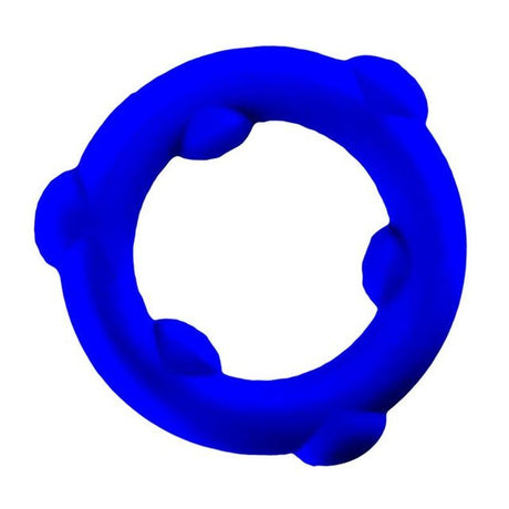 Spinner Silicone Ring Blue - Naughty by Nature Adult Store
