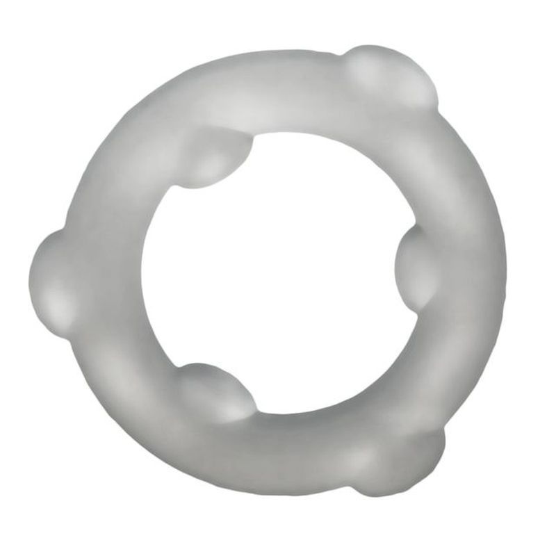 Spinner Silicone Ring Clear - Naughty by Nature Adult Store
