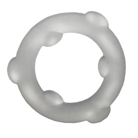 Spinner Silicone Ring Clear - Naughty by Nature Adult Store