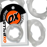 Spinner Silicone Ring Clear - Naughty by Nature Adult Store