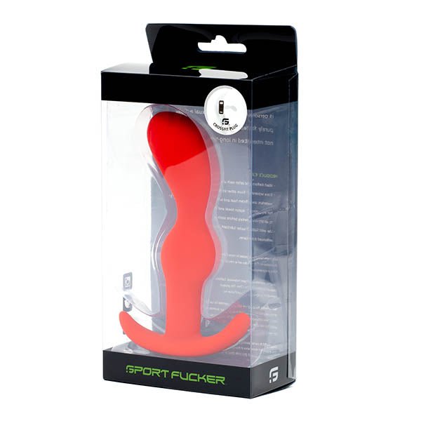 Sport Fucker CrossFit Plug - Red Medium Anal Plug - Anal Toys