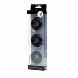 Sport Fucker Rubber Cockring 3 Pk Black - Adult Toys