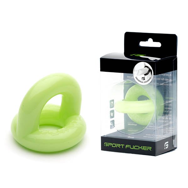 Sport Fucker Universal Cock Ring - Glow in Dark Cock & Balls Ring - COCK RINGS