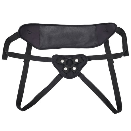 SPORTSHEETS Breathable Strap On - Black Adjustable Strap - On Harness (No Probe Included) - STRAP - ONS