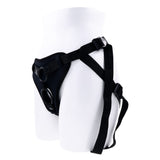 SPORTSHEETS Dual Desires Strap On - Black Adjustable Strap - On Harness (No Probe Included) - STRAP - ONS