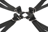 SPORTSHEETS Velvet Noir Adjustable Hog Tie & Cuff Set - Naughty by Nature Adult Store
