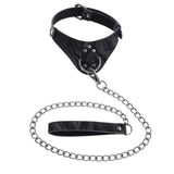 SPORTSHEETS Velvet Noir Collar & Leash - Naughty by Nature Adult Store