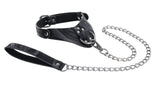 SPORTSHEETS Velvet Noir Collar & Leash - Naughty by Nature Adult Store