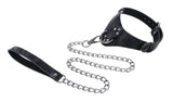 SPORTSHEETS Velvet Noir Collar & Leash - Naughty by Nature Adult Store