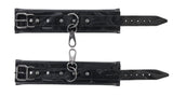 SPORTSHEETS Velvet Noir Handcuffs - Black - Naughty by Nature Adult Store