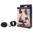 SPORTSHEETS Velvet Noir Handcuffs - Black - Naughty by Nature Adult Store