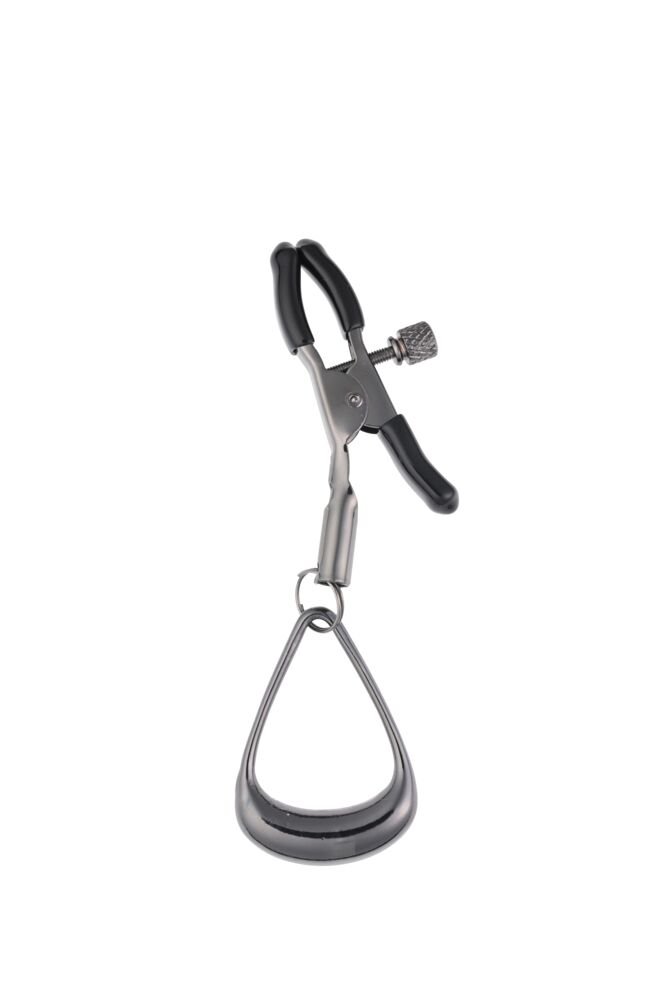 SPORTSHEETS Velvet Noir Tuggable Nipple Clamps - Naughty by Nature Adult Store
