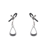 SPORTSHEETS Velvet Noir Tuggable Nipple Clamps - Naughty by Nature Adult Store