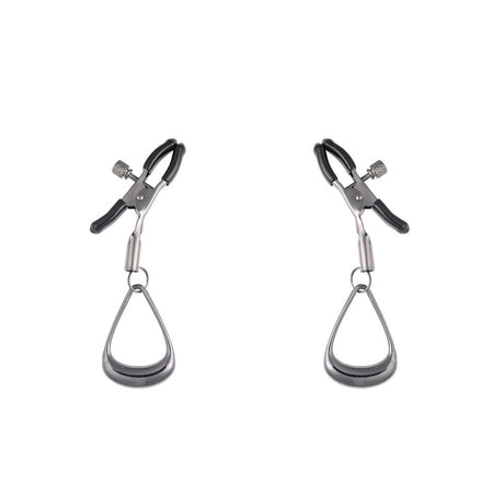 SPORTSHEETS Velvet Noir Tuggable Nipple Clamps - Naughty by Nature Adult Store