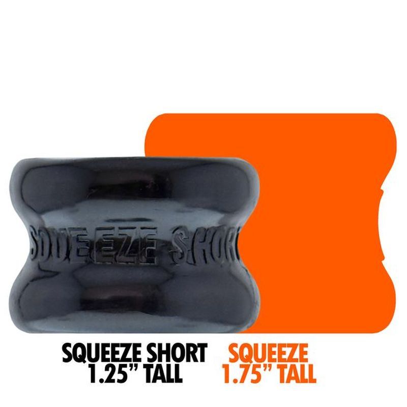 Squeeze Short Ballstretcher Black - Naughty by Nature Adult Store