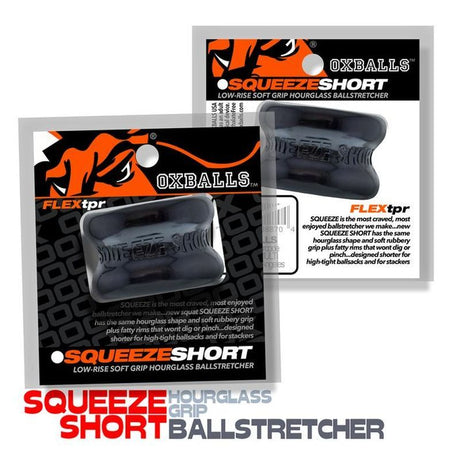 Squeeze Short Ballstretcher Black - Naughty by Nature Adult Store
