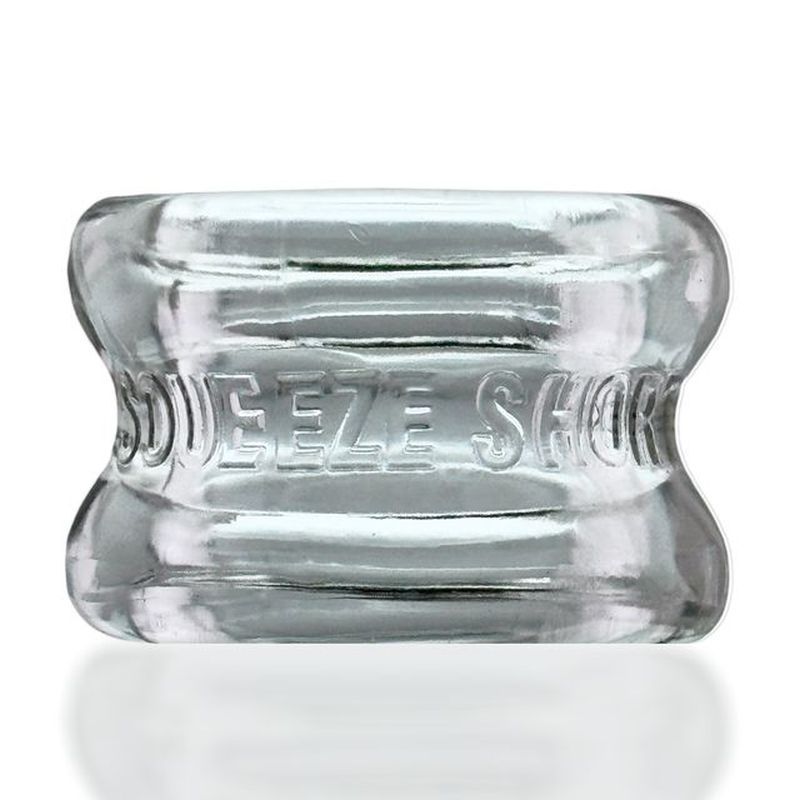 Squeeze Short Ballstretcher Clear - Naughty by Nature Adult Store