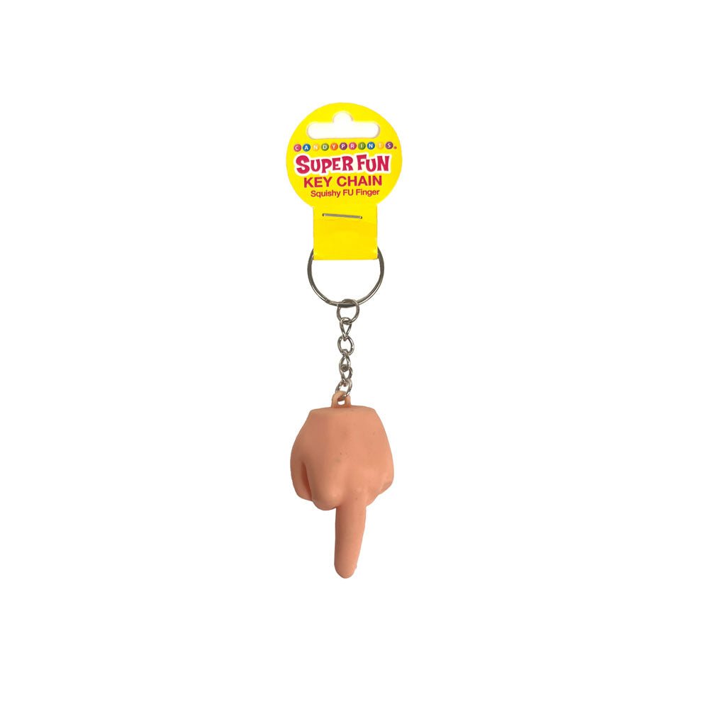 Squishy Finger Keychain Novelty Toy Gift For Fun Desk Decor - NOVELTIES