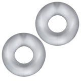 Stiffy 2 Pc Bulge Cockrings by HunkyJunk Ice Clear Ice - Adult Toys