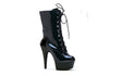 Stiletto Ankle Boot w Inner Zipper Black 6in - Lingerie