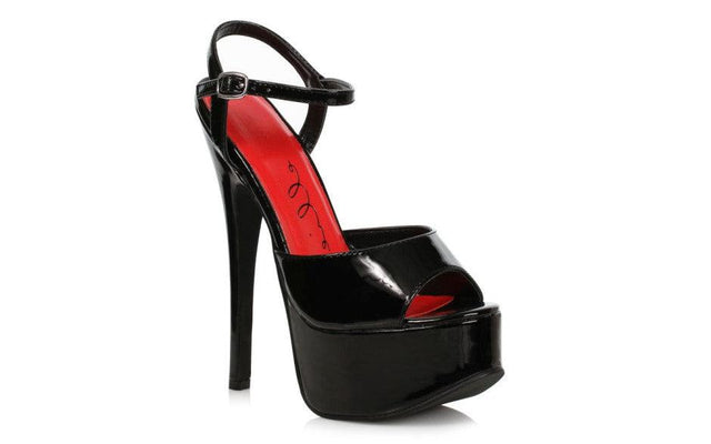 Stiletto Sandal Black 6.5in - Lingerie