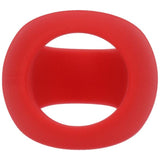 Stirrup Silicone Cock Ring Crimson - Adult Toys