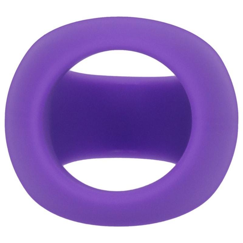 Stirrup Silicone Cock Ring Lilac - Adult Toys